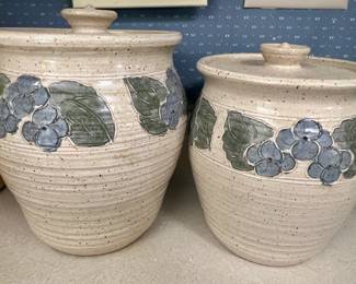 Thomas House Pottery Canisters