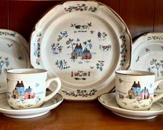 International Stoneware "Heartland" Dish Set