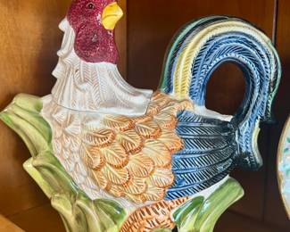 Jay Import Ceramic Rooster Teapot