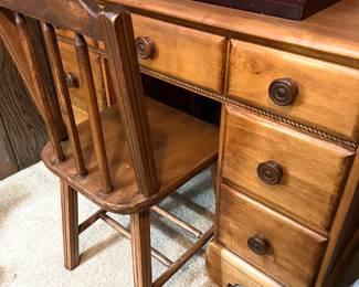 Vintage Desk and Chair