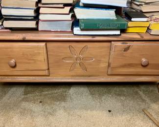 Pine Coffee Table with 2 Matching End Tables