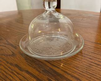 Princess House Covered Butter Dish