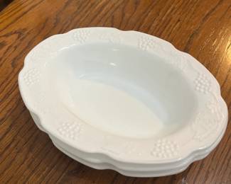 Anchor Hocking Milk Glass Harvest Grapes