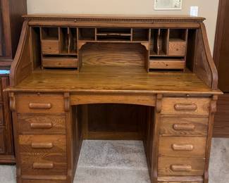 Roll top desk (open)