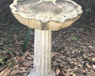 Cement Bird Bath