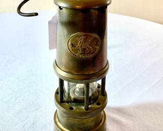 Vintage miner's lamp