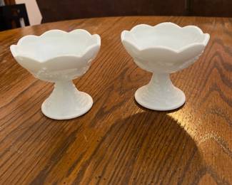 Anchor Hocking Milk Glass Harvest Grapes Berry Bowls (8 avail)
