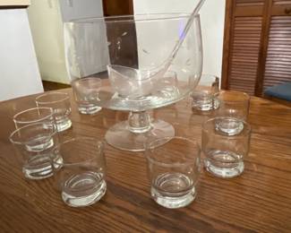 Princess House Punch Bowl Set