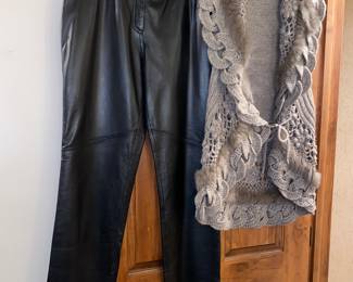 Leather pants