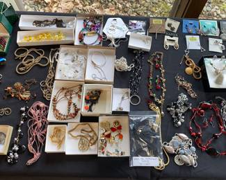 Wide variety of costume jewelry