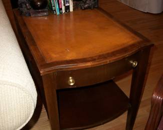 Leather Inlay Table