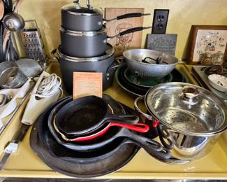 Cast Skillets, Griswold, Presto, Pots and Pans