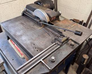 Miller Printers Bench - Saw