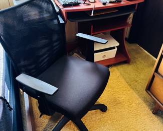 Office Chair, Desk, Electronics