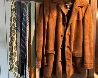 Men's Suede Cresco Sportsman’s Blazer, Ties