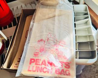 Vintage Peanuts Lunch Bags