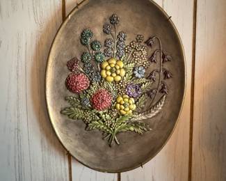 One of Two Ceramic Wall Plates