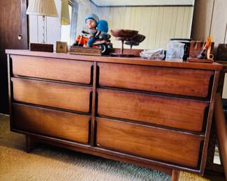 Mid Century Dresser with Mirror