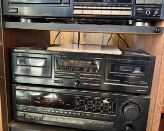 Pioneer Disc Player, Cassette Player, Amplifier Tuner