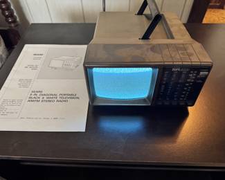 Sears Portable 5 " Television and Radio