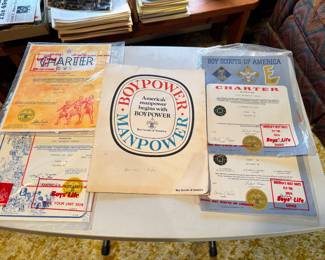 Boy Scouts Charter Certificates
