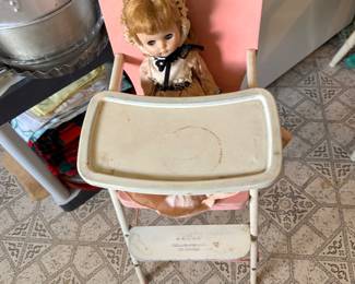Cosco Metal Doll High Chair