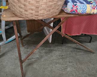 WOODEN IRONING BOARD