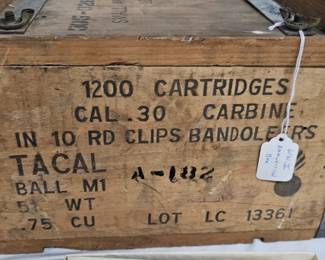 WOODEN AMMO BOX