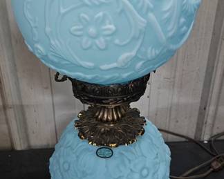 FENTON BLUE LAMP