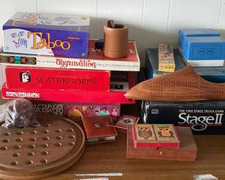 Vintage Cards, Dice And Games
