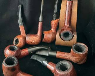 Kozy, Gordon Royal, Alpha Regent, Gordon More Briar Pipes  Holder