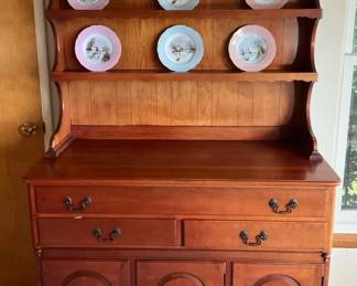 Solid Wood Buffet China Cabinet
