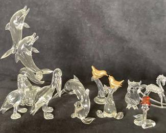 Glass Mini Figurines