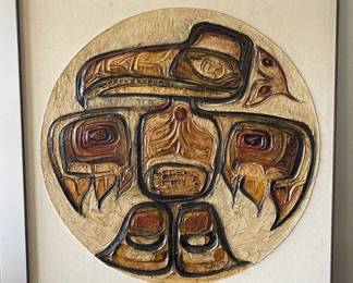 Interior Salish ArtThunderbird Resinlike Artwork