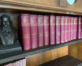 Works Of Charles Dickens And Tennison Statue