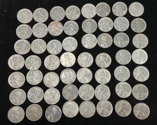56 Steel Lincoln Pennies