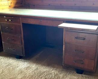Industrial Style Executive Desk
