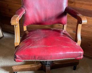 Red Leather Chair