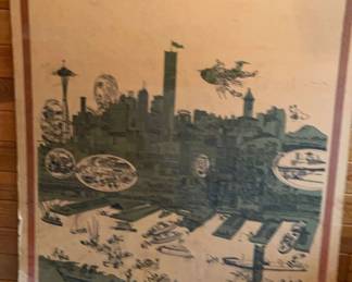 Frederick Nelson SEATTLE 1968 Poster
