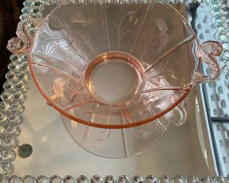 Depression Glass in Pink