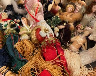 Victorian Doll Christmas Ornaments