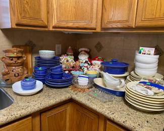 White and Blue Dansk Dinnerware