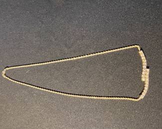14k and Diamonds made from tennis bracelet