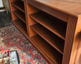 Front view of counter