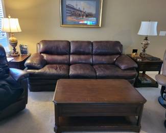 $300 LEATHER SOFA