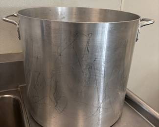80 qt. Aluminum stock pot 

Quantity :1