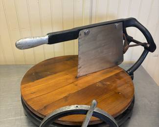 1 of 3 photos : vintage hoop cheese slicer 