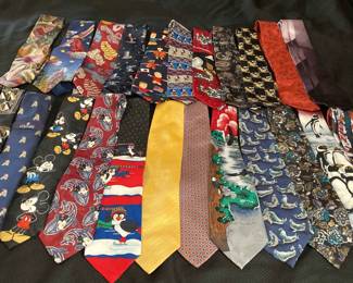 Mens Neck Ties Lot