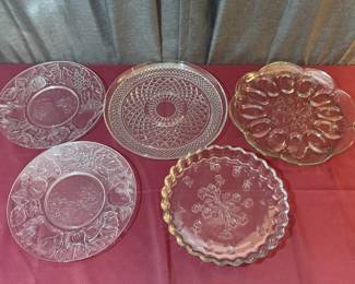 Glass Serving Platters