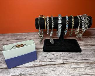 Silver Toned Bracelets 